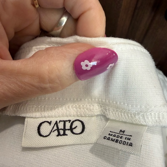 Cato Elegant Cream Circle Skirt - Picture 4 of 9